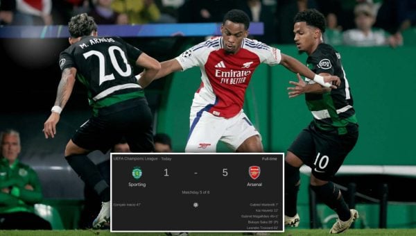 Arsenal Sporting CP win