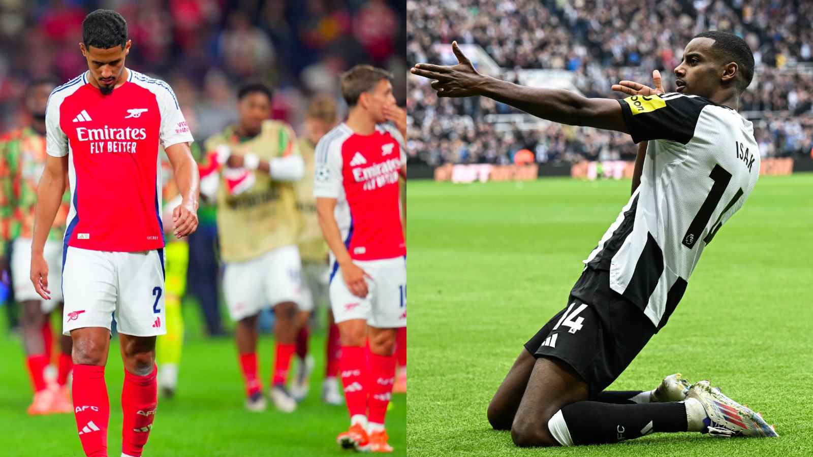 “Title pretenders” – Fans laugh at Arsenal as Gunners remain winless in last 3 PL games with 1-0 loss to Newcastle United