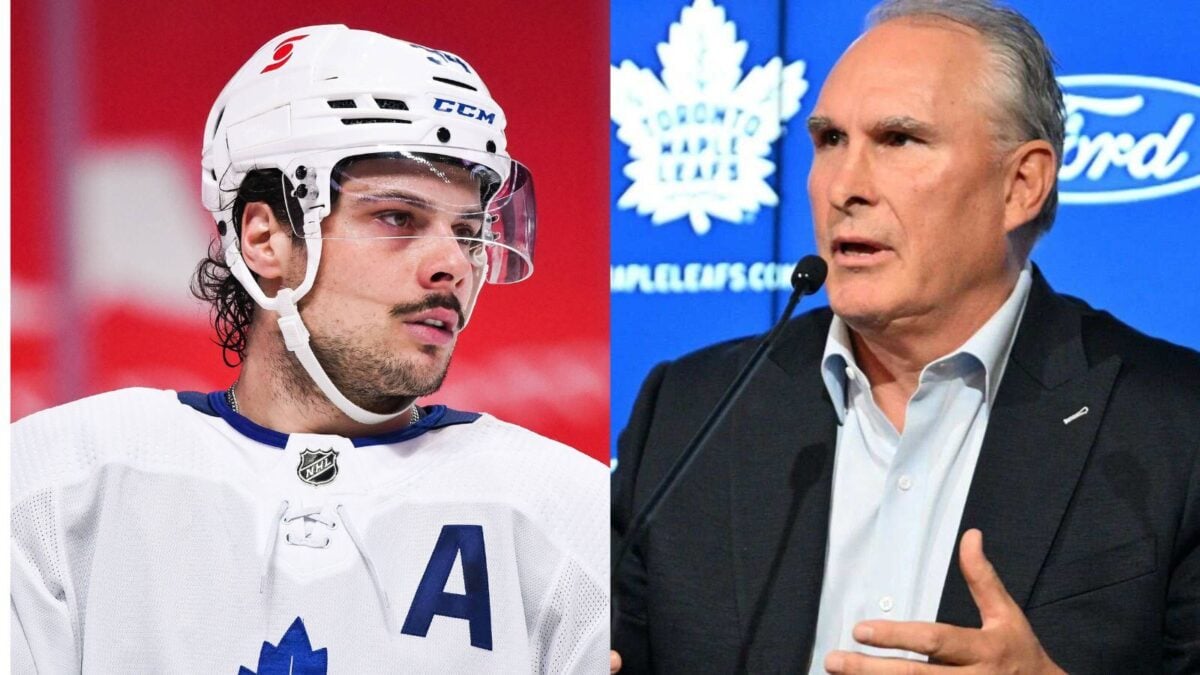 Auston Matthews and Craig Berube