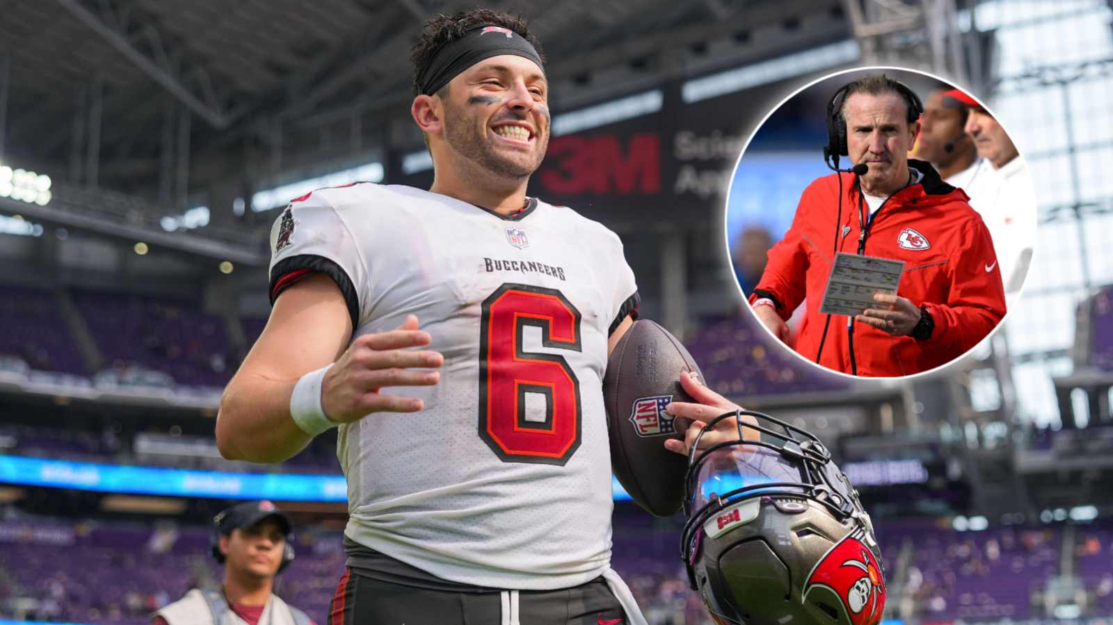 Chiefs coach makes a sweeping statement about Baker Mayfield ahead of crucial MNF Bucs game