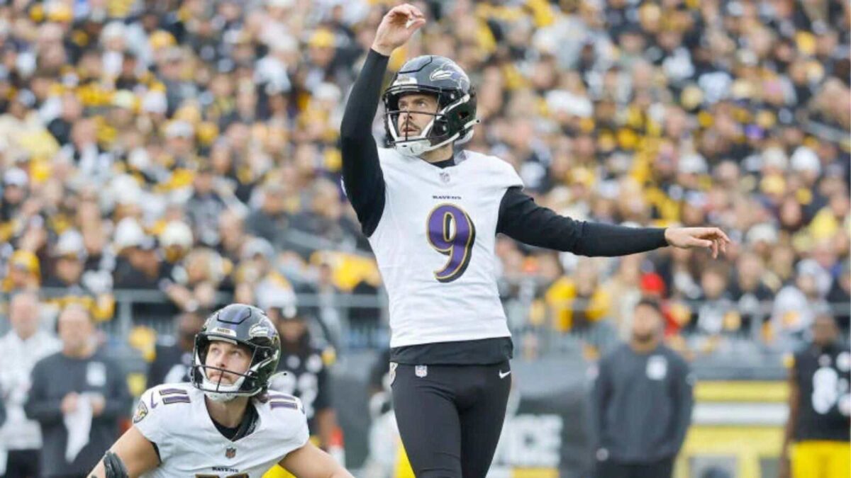 Baltimore Ravens' Justin Tucker