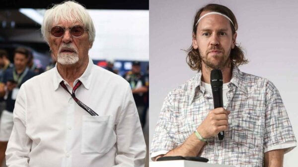 Bernie Ecclestone and Sebastian Vettel