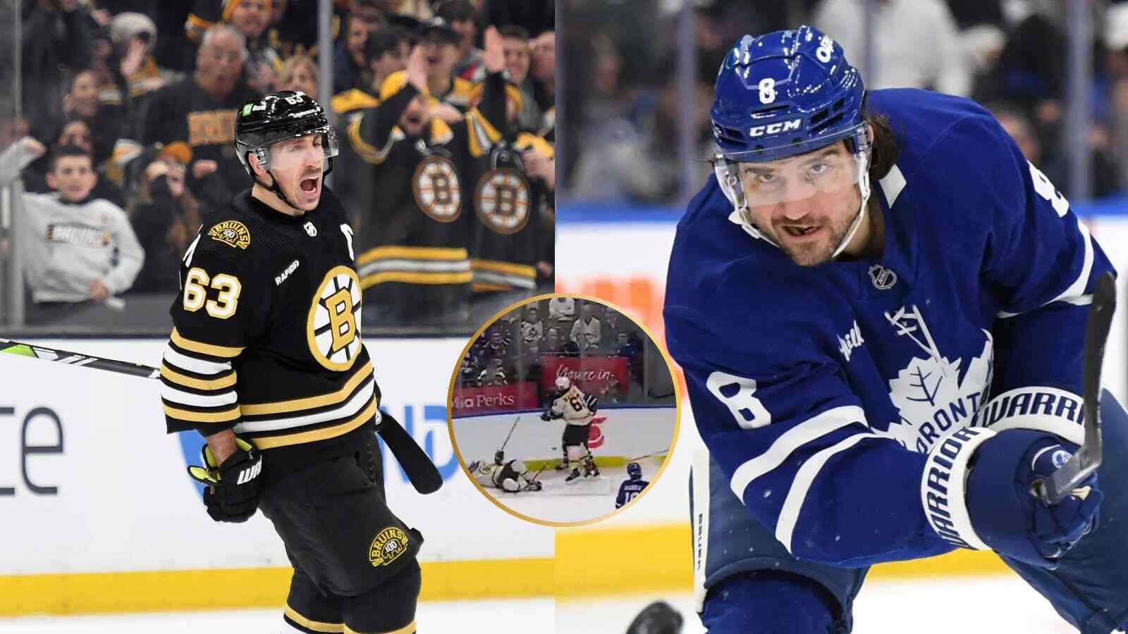 (Video) Brad Marchand jumps on Chris Tanev after defensemen drills David Pastrnak along boards, fans react