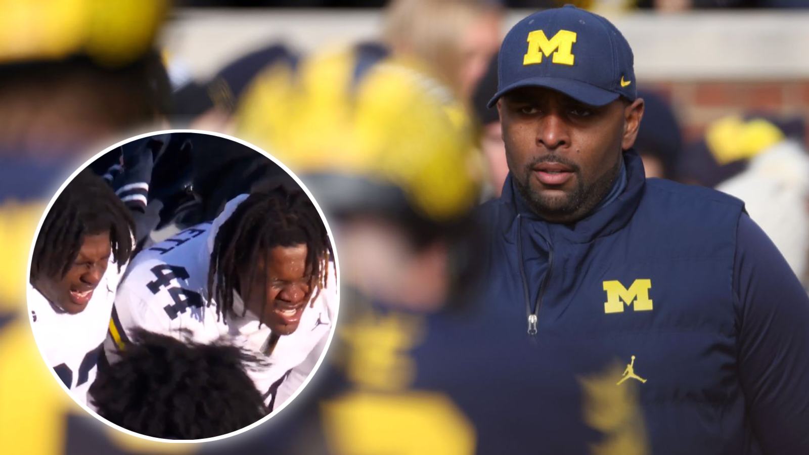 ‘Brutal’ police use ‘Pepper Spray’ on players to stop Michigan-Ohio State brawl 