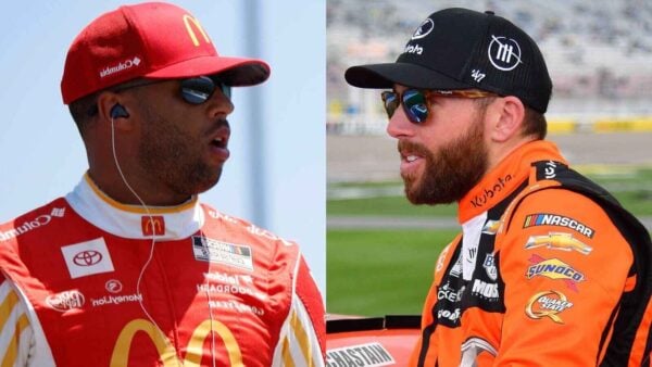 Bubba Wallace and Ross Chastain