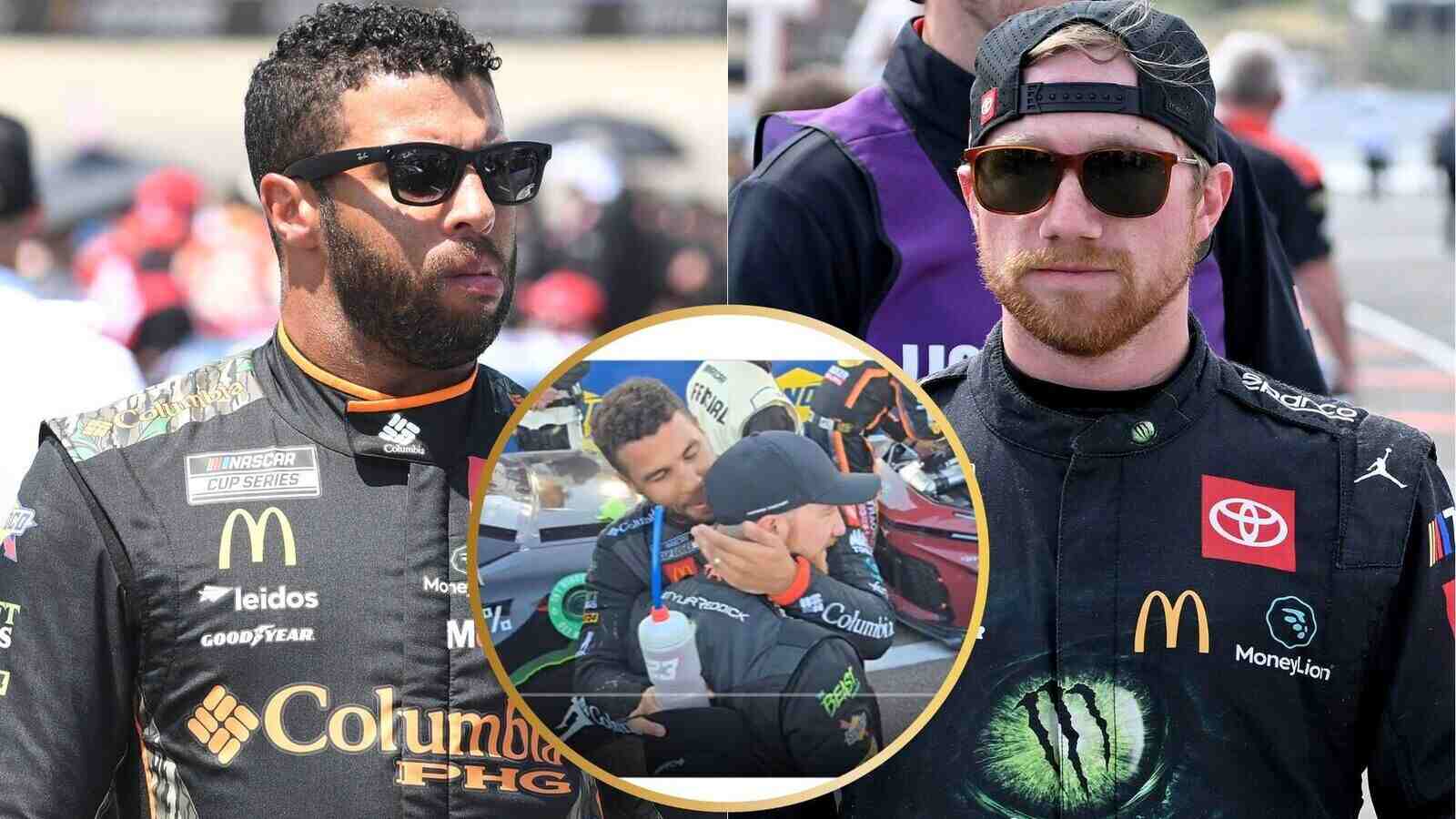 (Video) Bubba Wallace consoles Tyler Reddick with a warm hug after the Phoenix championship loss  