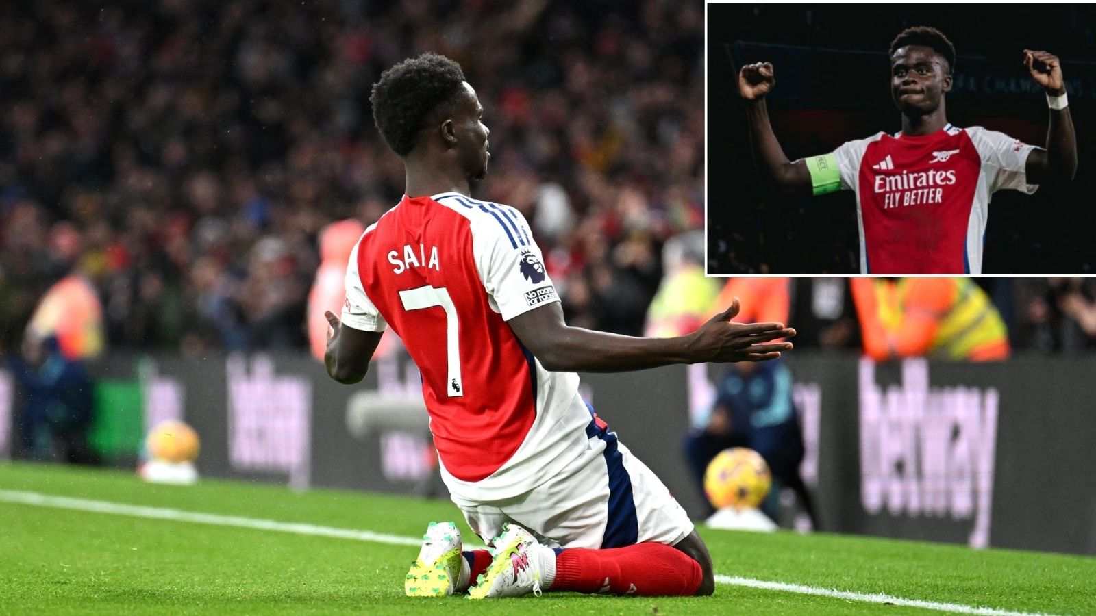 STUNNING Bukayo Saka helps Arsenal clinch 3-0 victory over Nottingham Forest