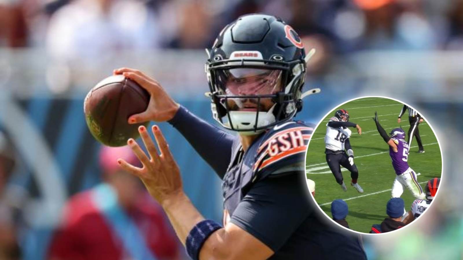 (Video) Caleb Williams makes a ridiculous scrambling throw as he breaks the Bears’ single season passing record by a rookie