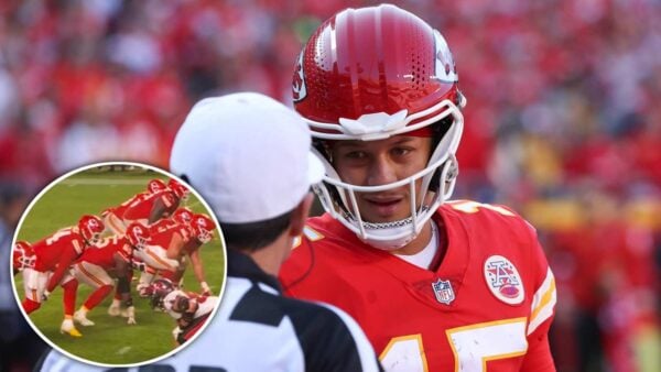 "Can't let golden child Mahomes lose" - Refs missing clear penalty on Chiefs right before their game-winning TD in OT sparks wild reactions on social media