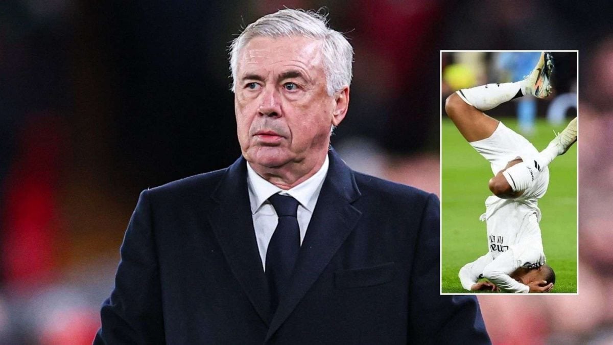 Carlo Ancelotti and Kylian Mbappe