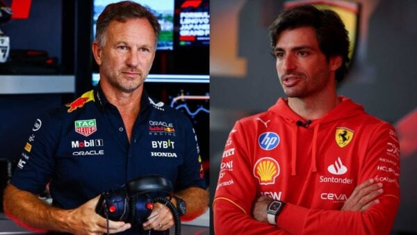 Christian Horner and Carlos Sainz