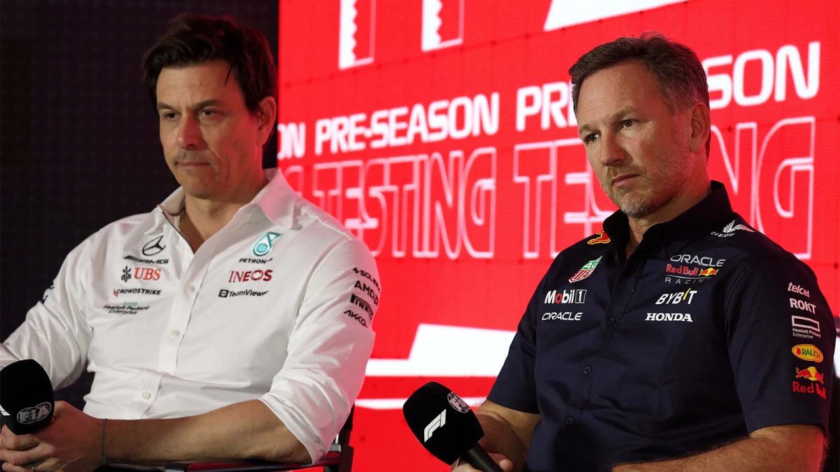 Christian Horner and Toto Wolff (via Motorsport Week)