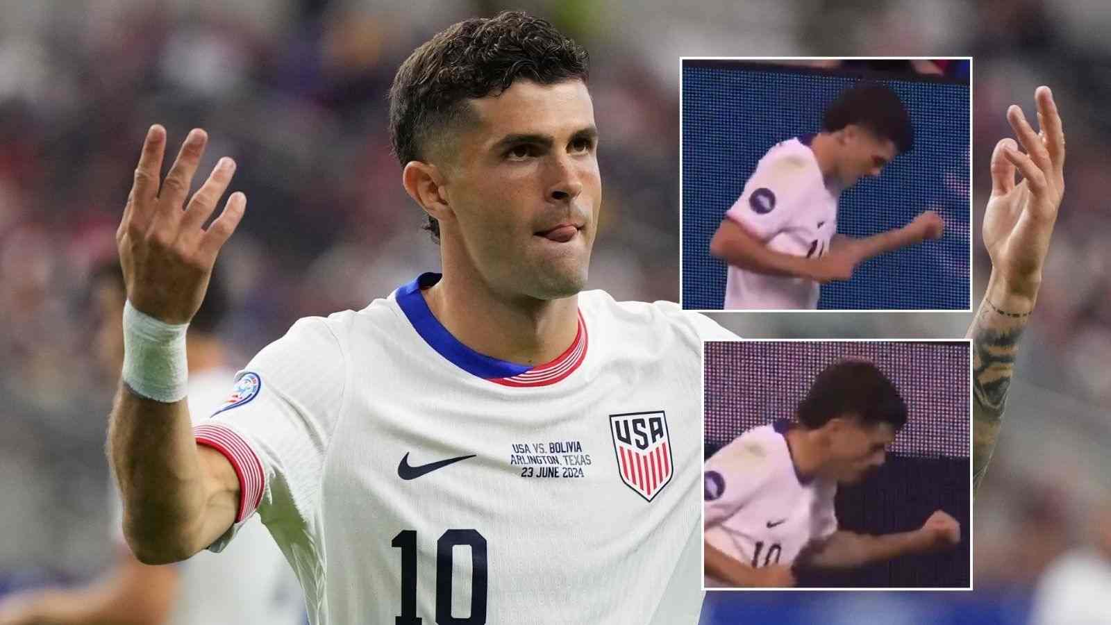 WATCH: Christian Pulisic steals show with Donald Trump dance at USA vs Jamaica soccer game