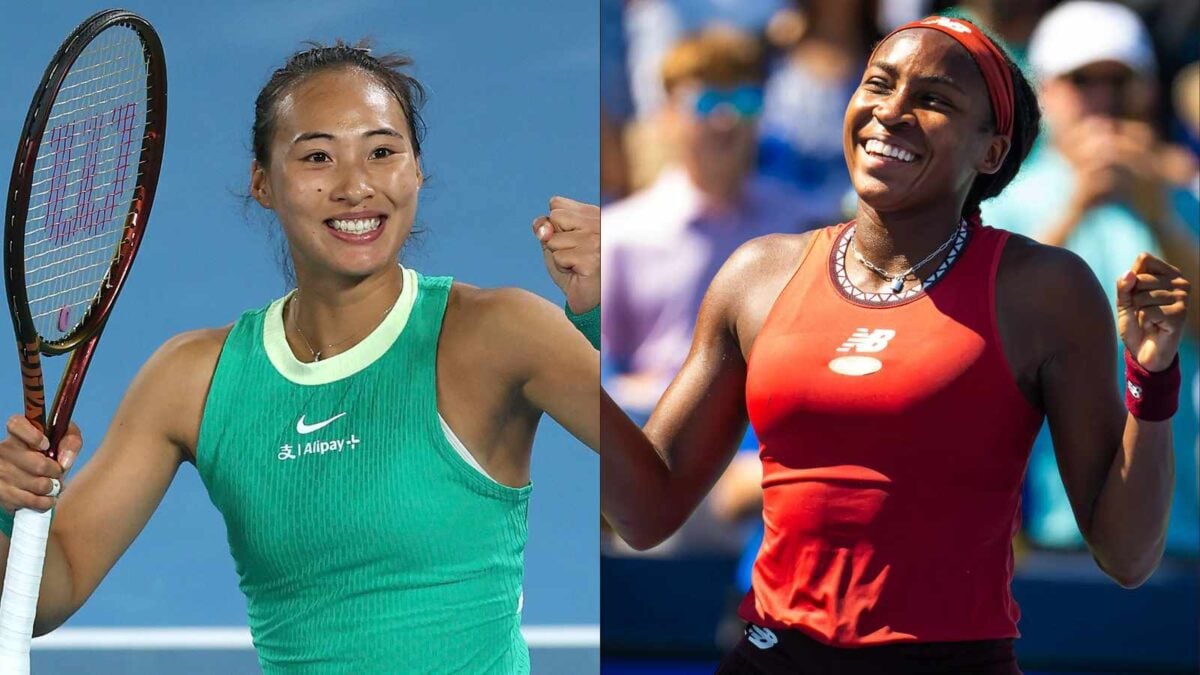 Coco Gauff and Qinwen Zheng