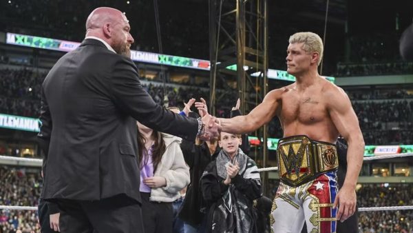 Cody Rhodes with Triple H