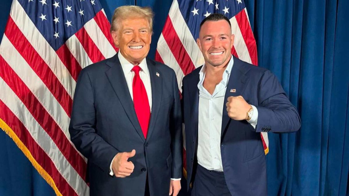 Colby Covington and Donald Trump together