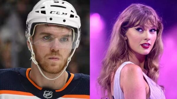 Connor McDavid and Taylor Swift