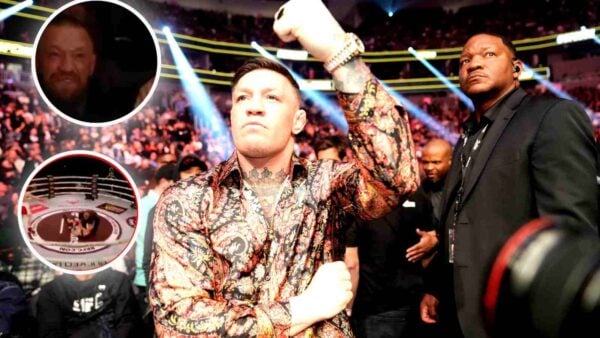 Conor McGregor slams beers with fighter ringside after massive KO at BKFC 68