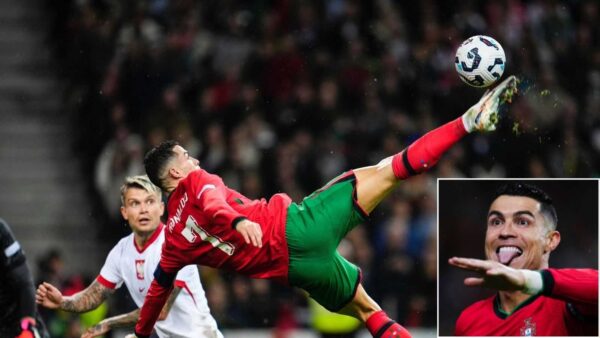 Cristiano Ronaldo's Goal vs Poland