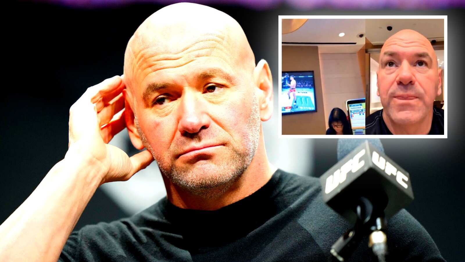 Card-playing man Dana White forced to shut down stream during UFC Macau ‘Prelims’ before hand can be dealt