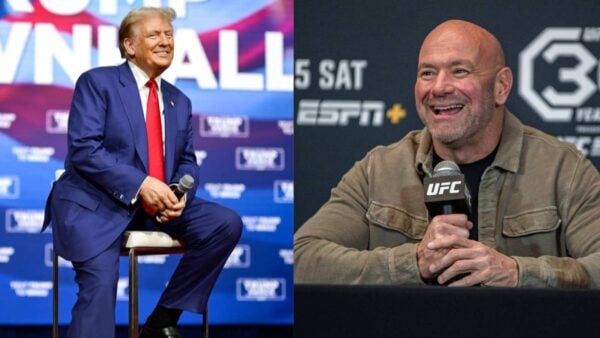 Dana White laughs after revealing an unusual fact about Donald Trump