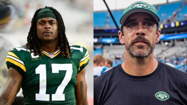 Davante Adams and Aaron Rodgers