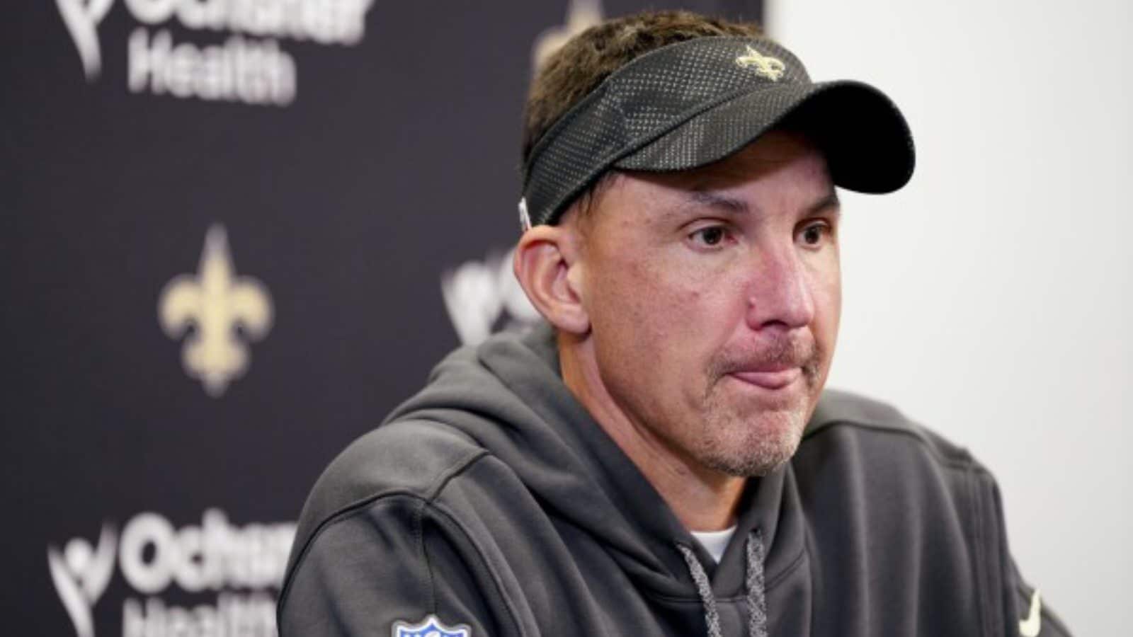 New Orleans Saint fire Head Coach Dennis Allen after the team loses 7-straight games