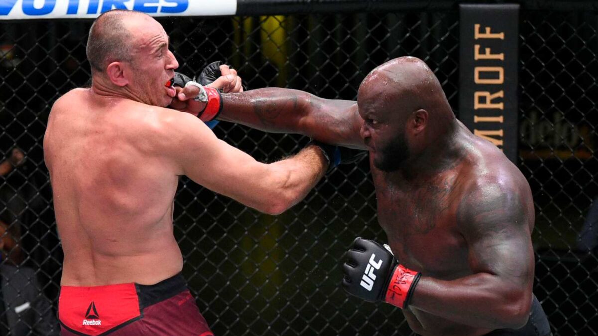 Derrick Lewis in action