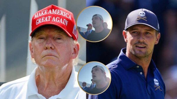 Donald Trump and Bryson DeChambeau