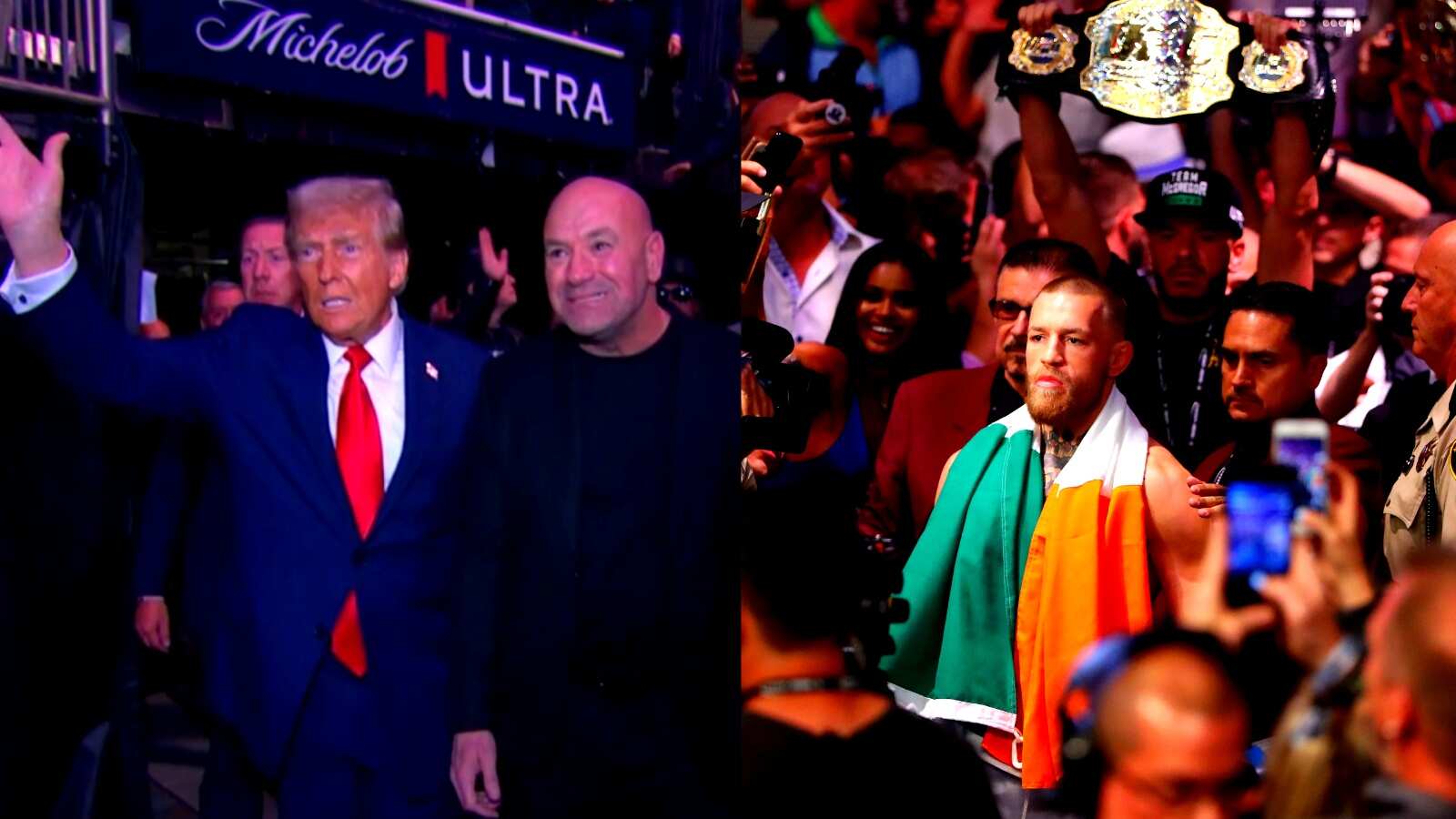 Leading up to Donald Trump’s New York walkout, Dana White makes major admission involving Conor McGregor