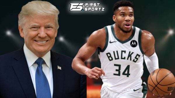 Donald Trump and Giannis Antetokounmpo