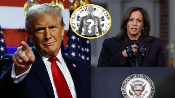 Donald Trump and Kamala Harris