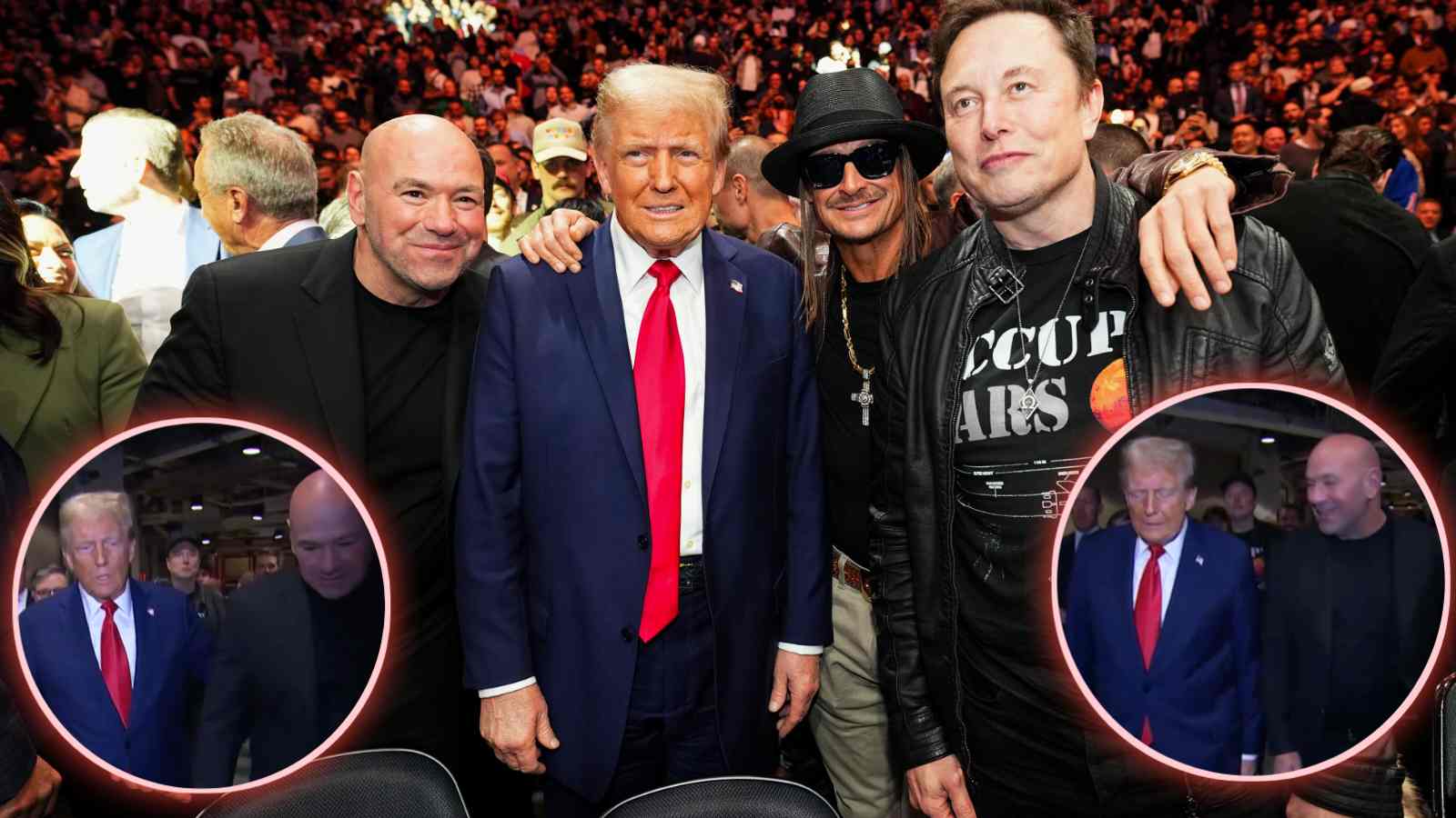 (Video) Donald Trump and Elon Musk get WILD welcome from UFC 309 fans after historic election win