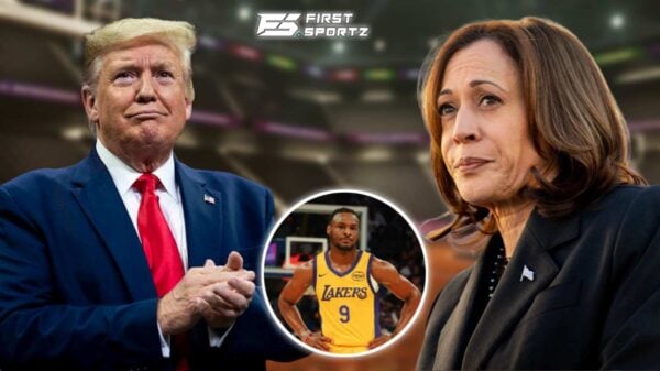 Donald Trump's win over Kamala Harris sees Los Angeles Lakers rookie Bronny James being referenced