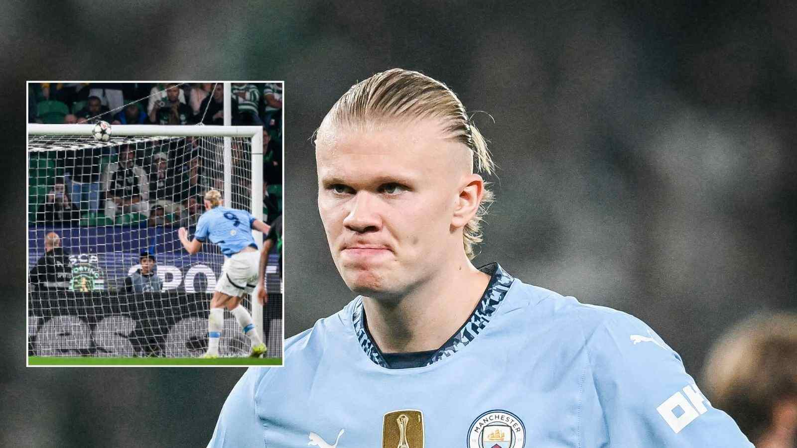 “Stay humble, eh?” Fans blame Erling Haaland as penalty miss costs Manchester City in 4-1 humiliation vs. Sporting