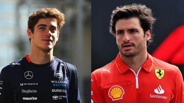 Franco Colapinto and Carlos Sainz