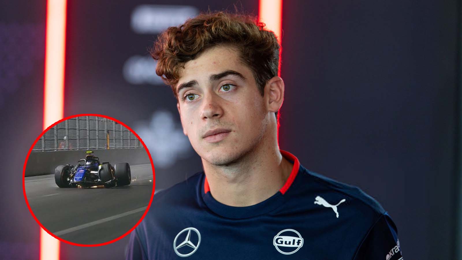 “The freedom guy wasn’t so bad” – Fans take a dig at Franco Colapinto after massive crash at Las Vegas GP Qualifying