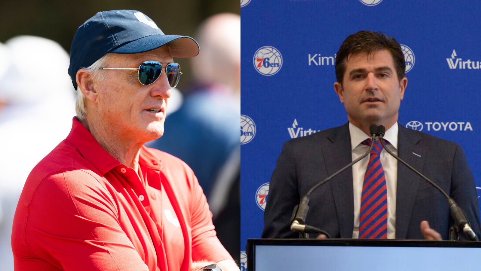 Greg Norman reportedly set to be replaced as LIV Golf CEO by former 76ers executive Scott O’Neil