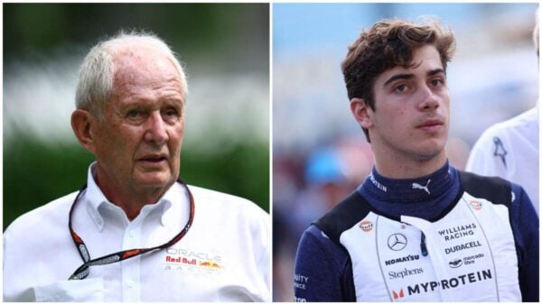 Helmut Marko and Franco Colapinto