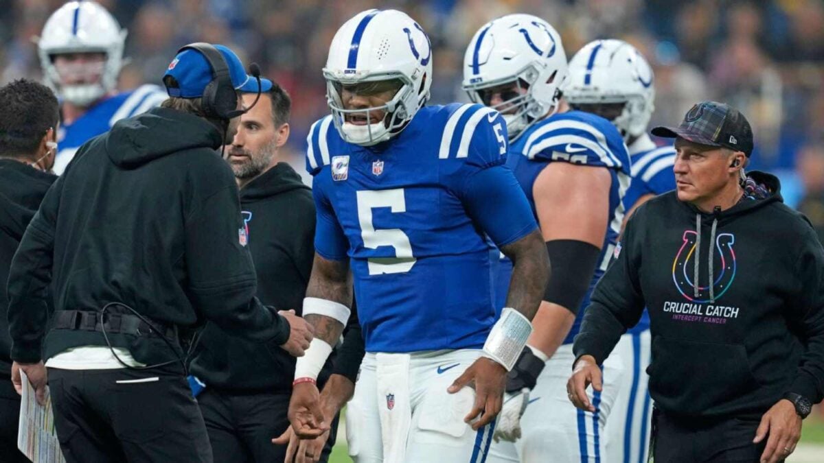 I am still here for my guys-Anthony Richardson leads the Colts to a come-from-behind 28-27 victory over Aaron Rodgers' Jets in week eleven