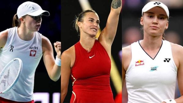 Iga Swiatek, Aryna Sabalenka, and Elena Rybakina (via BBC/Ubitennis/The Independent)