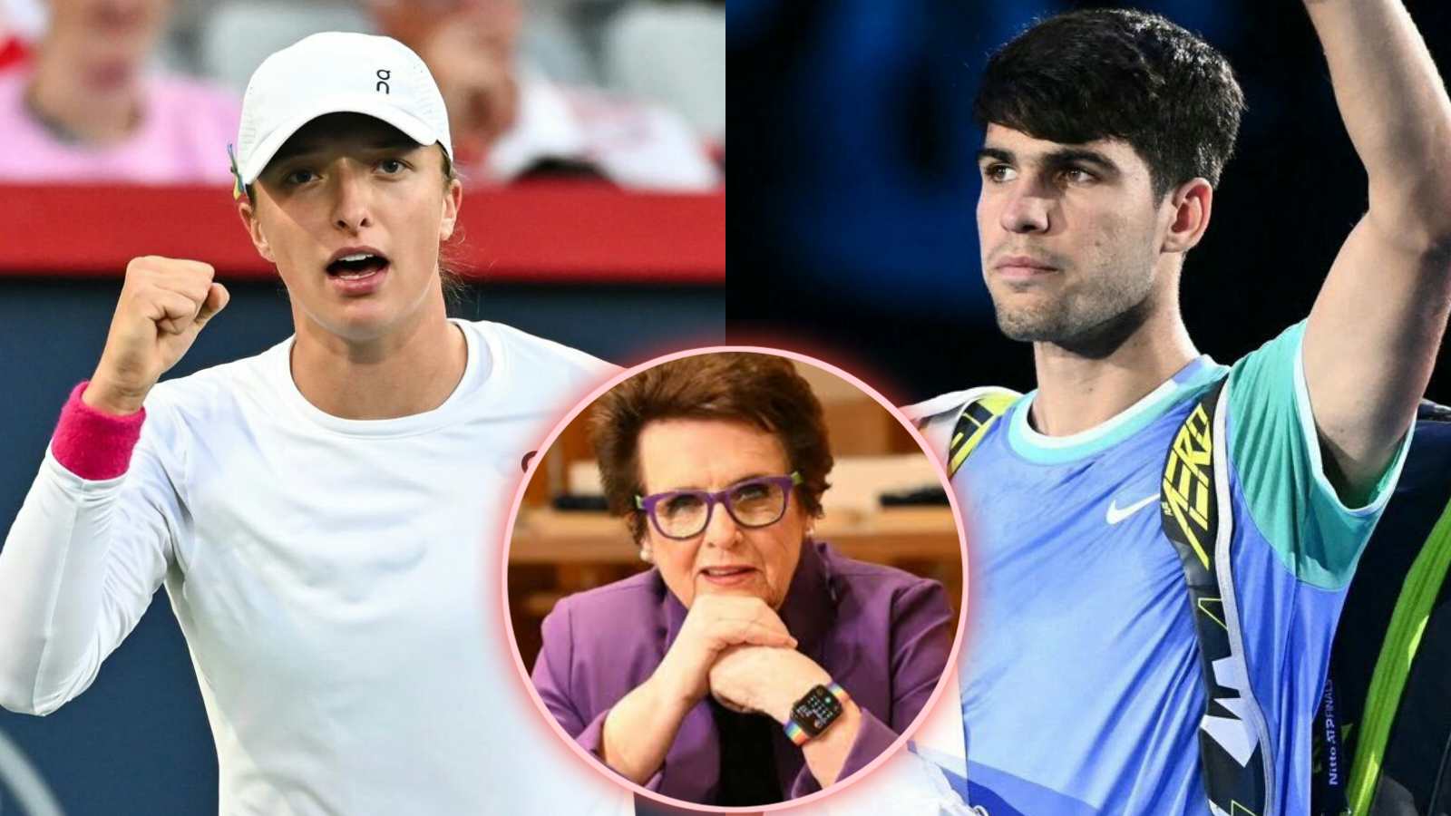 Billie Jean King disagrees with Iga Swiatek and Carlos Alcaraz as she slams players for complaining about tight schedule