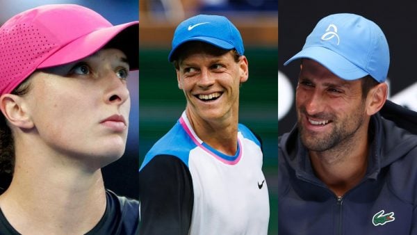 Iga Swiatek Novak Djokovic Jannik Sinner