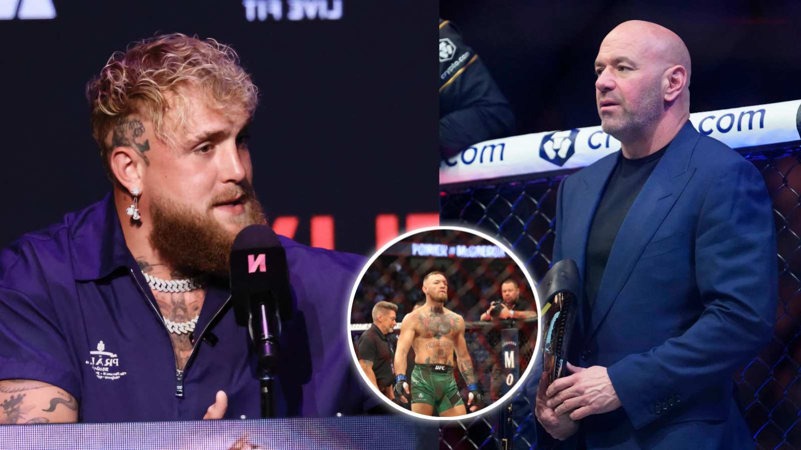 “Conor McGregor is hostage” – Jake Paul rips selfish Dana White for destroying fighters’ career