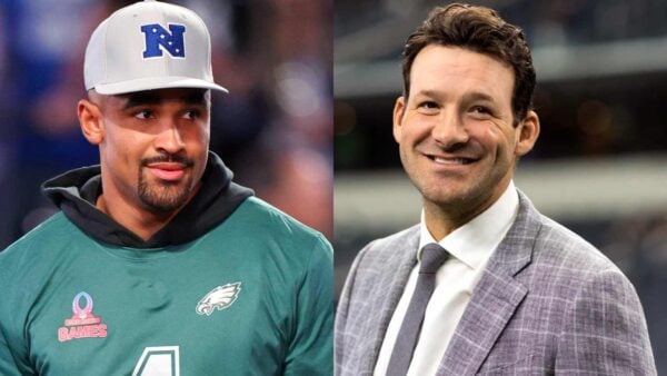 Jalen Hurts and Tony Romo