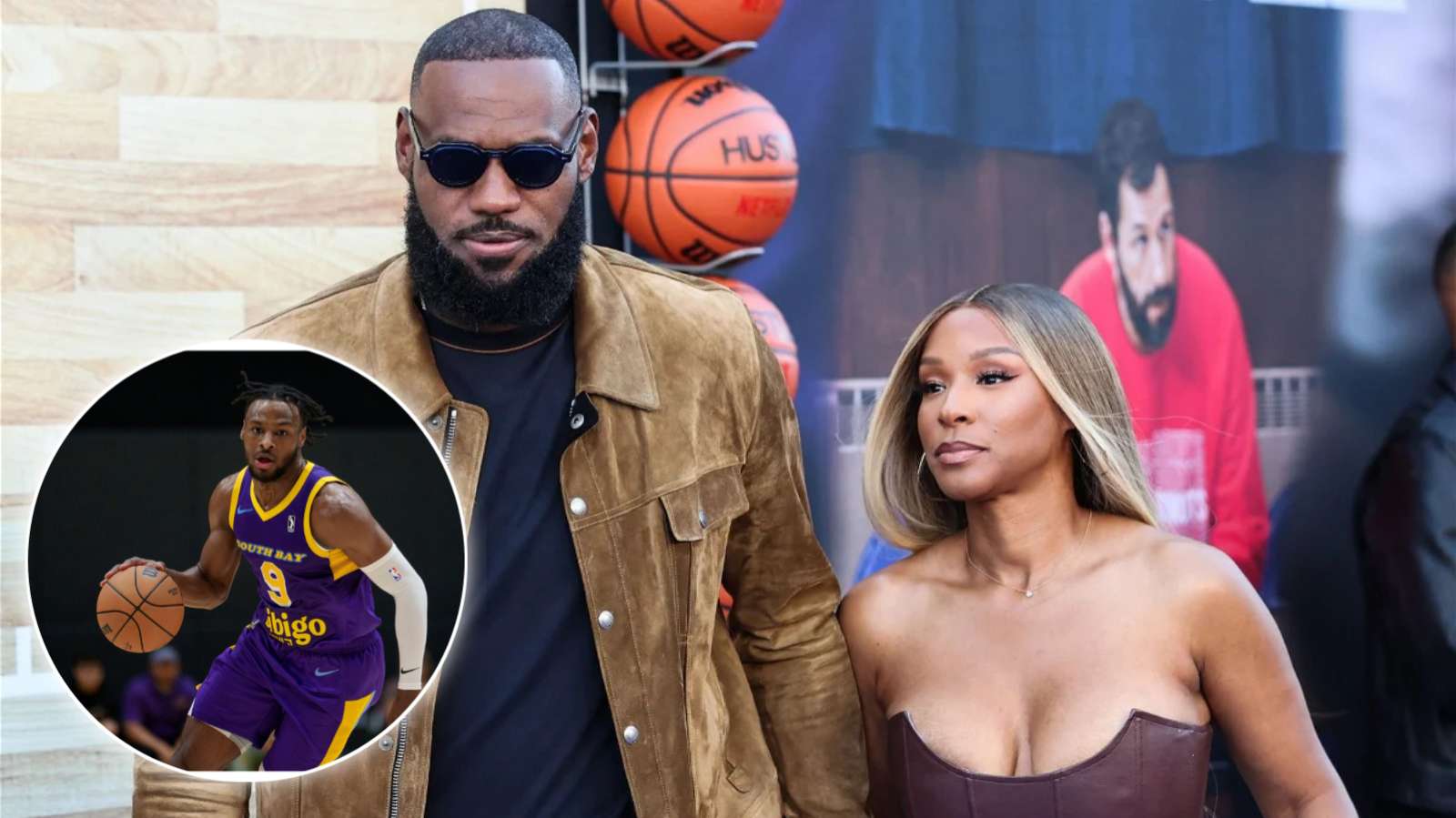 LeBron James’ wife almost fought ‘grown man’ flicking off Bronny James