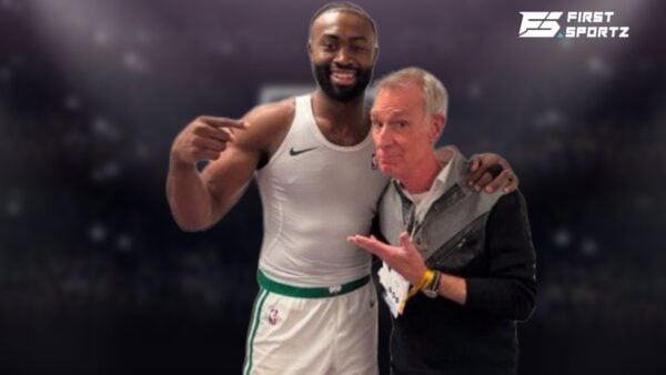 Jaylen Brown and William (Bill) Nye