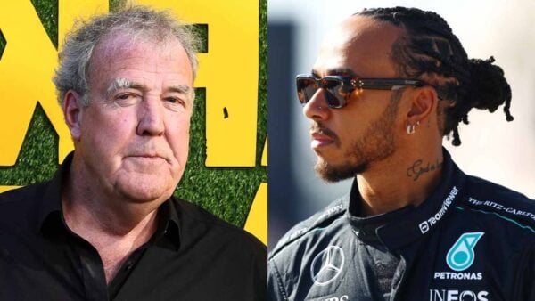 Jeremy Clarkson and Lewis Hamilton