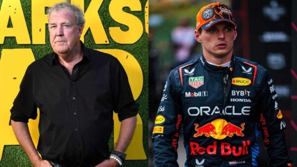 Jeremy Clarkson and Max Verstappen