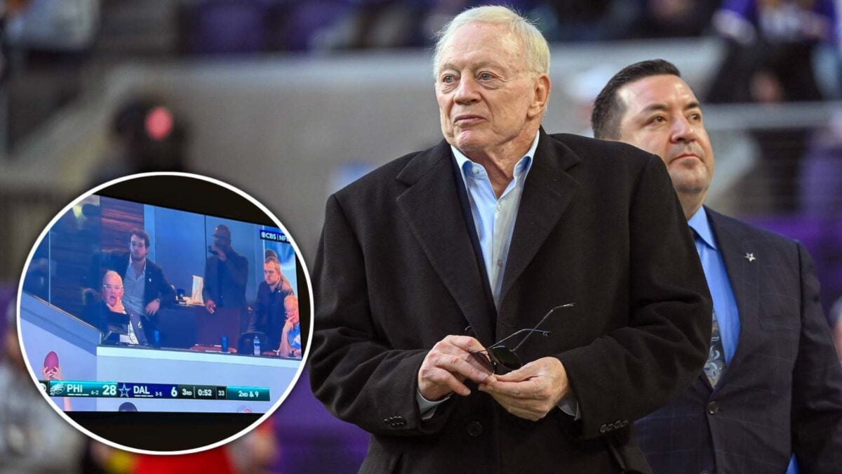 Jerry Jones allegedly left the game midway after his Dallas Cowboys were down three scores